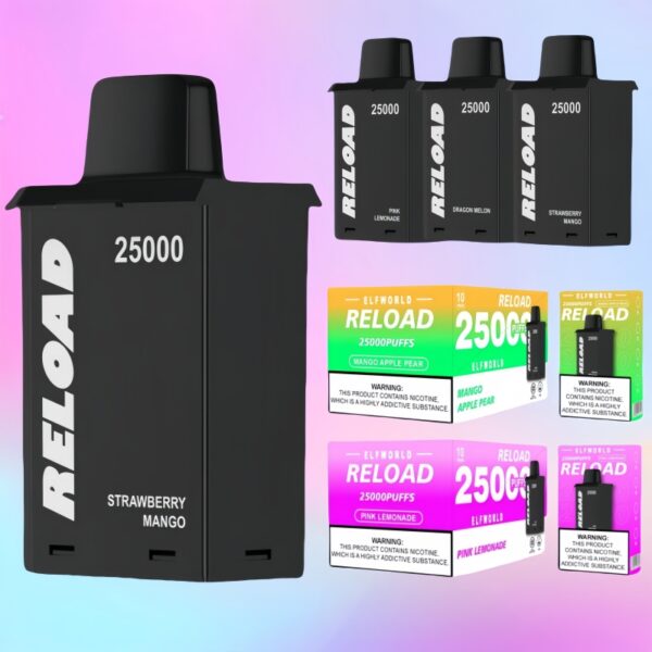 Acheter Pas cher Elfworld Reload 25000 Puffs  vendre | Prix  7,67 | En  gros | VSVAPE