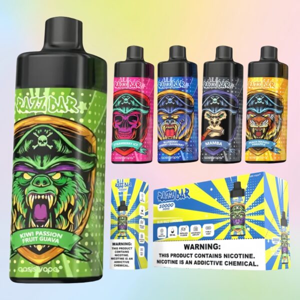 Acheter Pas cher Razz Bar 10000 Puffs  vendre | Prix  5,99 | En gros |  VSVAPE