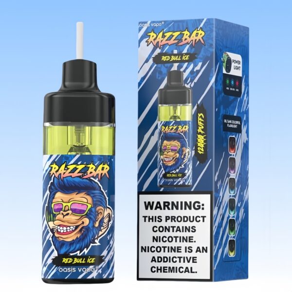 Razz Bar 12000 Puffs 3 Razz Bar Watermelon Ice Goût