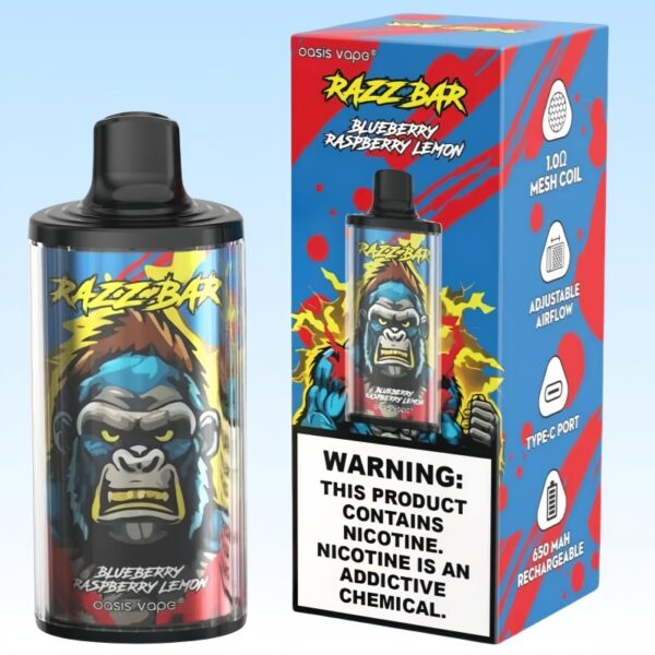 Razz Bar 15000 Puffs 2 Razz Bar Double Apple Goût