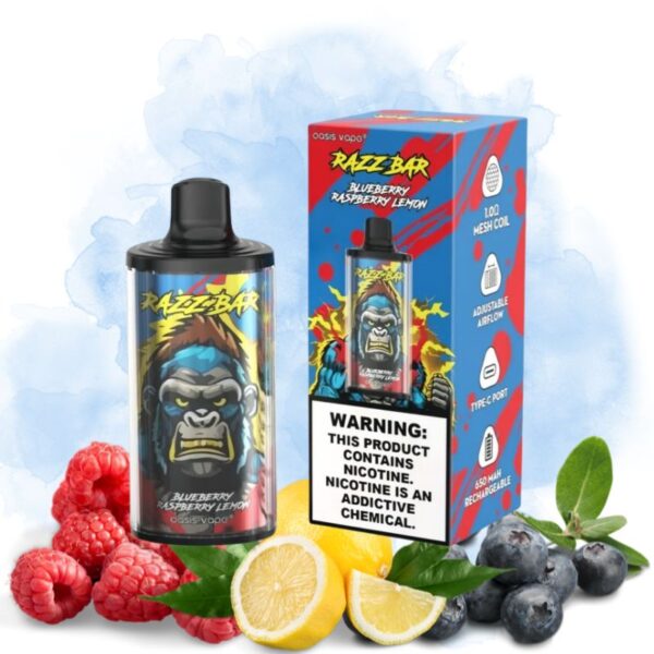 Blueberry Raspberry Lemon 5 Razz Bar Blueberry Raspberry Lemon Goût