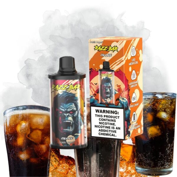 Cola Ice 8 Razz Bar Cola Ice Goût