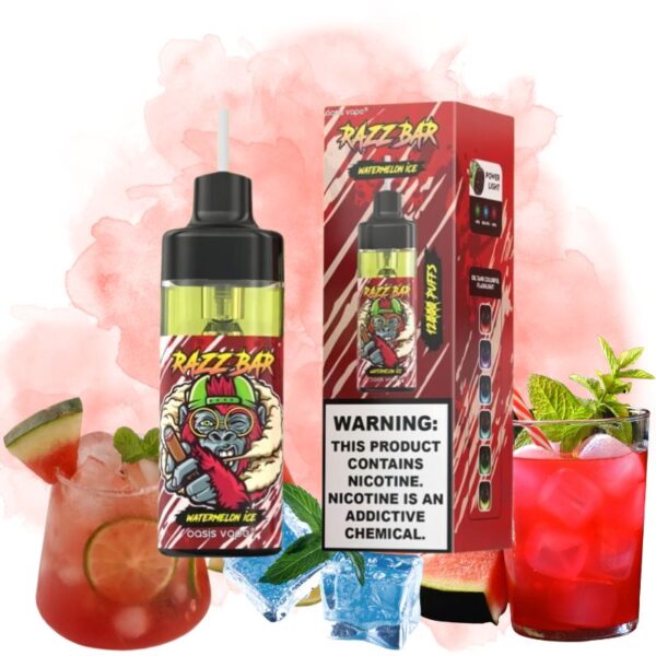 Watermelon Ice 4 Razz Bar Watermelon Ice Goût