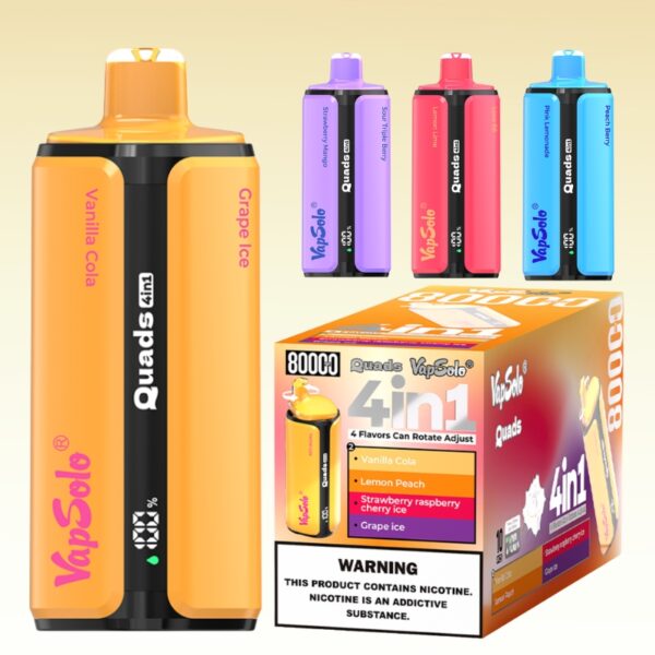 Acheter Pas cher Vapsolo Quads 80000 Puffs À vendre | Prix € 7,99 | En gros 