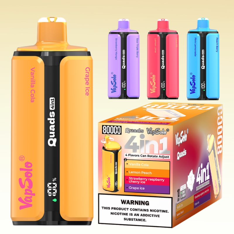 Acheter Pas cher Vapsolo Quads 80000 Puffs  vendre | Prix  7,99 | En gros  | VSVAPE