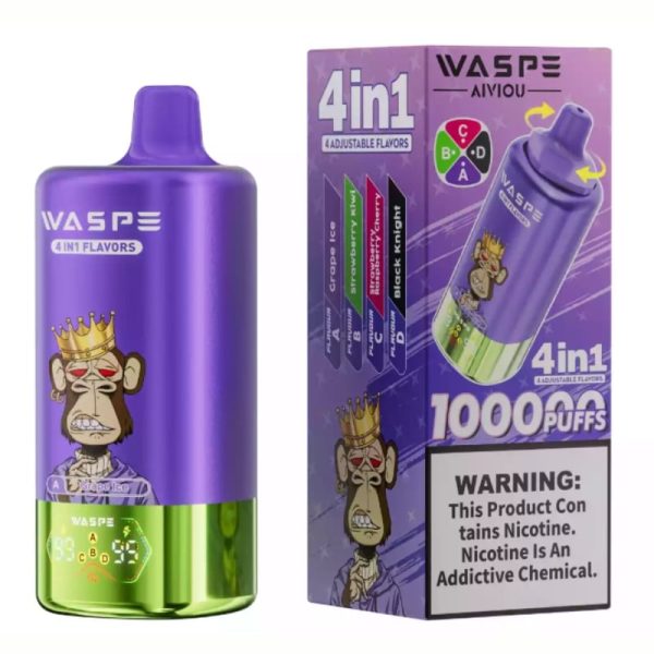 Acheter Pas cher Waspe 4-in-1 100k Puffs À vendre | Prix € 7,99 | En gros